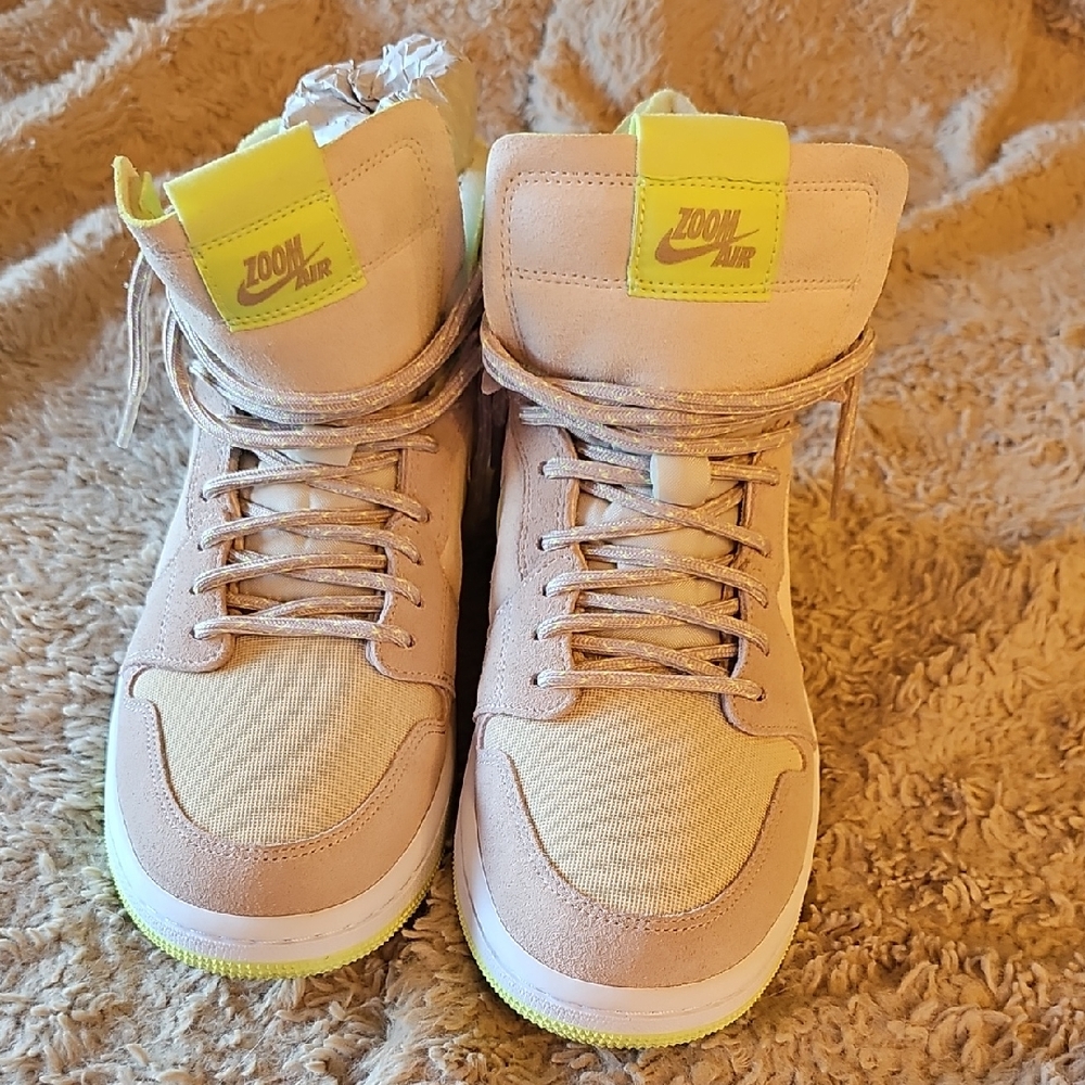Nike Air Jordan Zoom Air CMFT in White and Lemon Twist